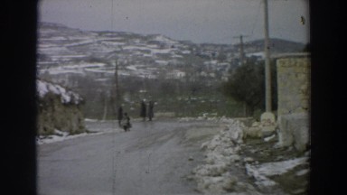 1958: driving down a little country road. ITALY