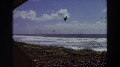 1964: lonely viewing of the ocean. CALIFORNIA