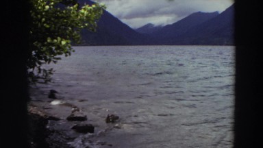 1964: watching the small waves come in on the lake. WASHINGTON