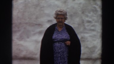 1964: woman waiting alone on the bus. WASHINGTON