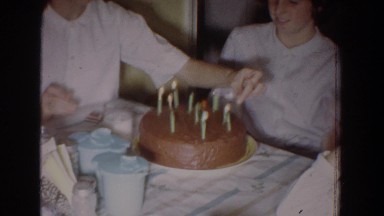 1965: young woman has a birthday FALLSTON MARYLAND