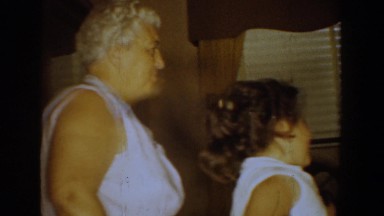 1960: the whole family sits down to dinner BEL AIR MARYLAND