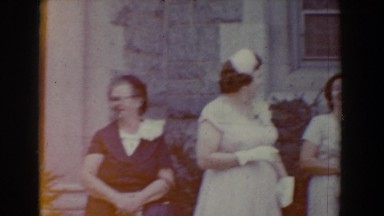 1960: women and groom on his wedding day. BEL AIR MARYLAND