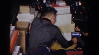 1960: oh the joys of christmas morning. BEL AIR MARYLAND
