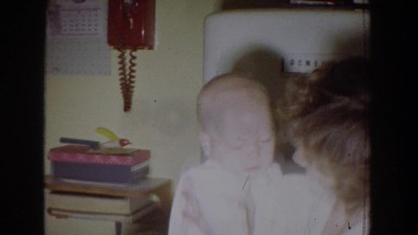 1965: mother holding child FALLSTON MARYLAND
