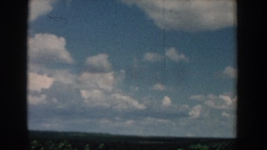 1958: watching the perfect blue sky and clouds. SOUTH CAROLINA