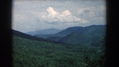 1958: beautiful sighting of the mountains and hills. SOUTH CAROLINA