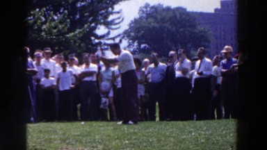 1961: Crowd Watching a Golf Tournament in Ridgefield, New Jersey