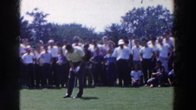 1961: Visitors Watching a Golf Tournament in Ridgefield, New Jersey