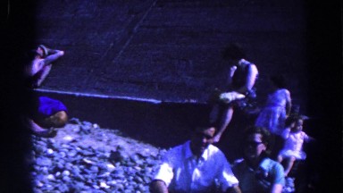 1961: People Gathering Sitting Together