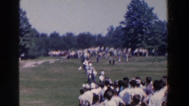 1961: People Gathering in Field Ridgefield, New Jersey