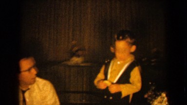 1964: Father and Son Discussing Something Important in Pequot Lakes, Minnesota