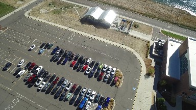 sky view of parking lot COLORADO