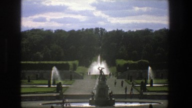 1975: Fountains in a Park in Stockholm, Sweden