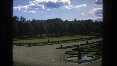 1975: View of Beautiful Garden in Stockholm, Sweden