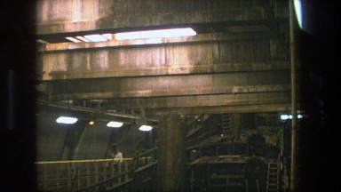 1975: working in a bunker office with cement walls. STOCKHOLM