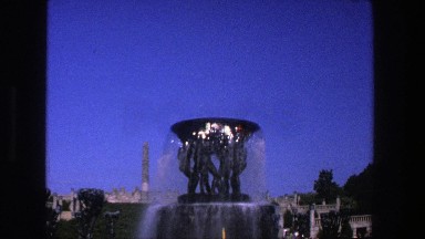 1975: A Grand Fountain in Garden Stockholm