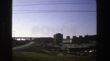 1975: overview city of bypasses and interstates. STOCKHOLM