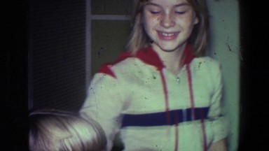 1971: A Smiling Girl with Her Younger Brother at Home Saint Paul Minnesota