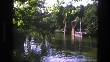 1975: View of a River Restaurant Copenhagen