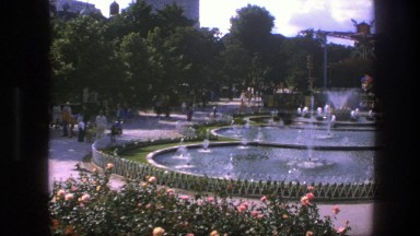 1975: View of Fountains in a Public Park, Copenhagen