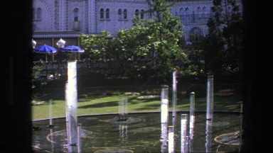 1975: A Fountain in Front of the White Palace in Copenhagen