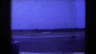 1975: Airplane Getting Ready for Takeoff in Copenhagen