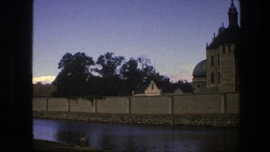 1975: A Moment of Silence in Front of Historic Place Without People or Vehicles