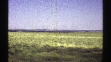 1969: The Great View of Running Nature with Green Lawn and Blue Sky, Nebraska
