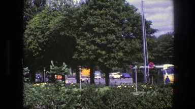 1975: Cars Traveling the Highway in a Rural Town, COPENHAGEN