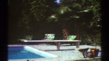 1969: a white house that is lined with windows and doors LOS ANGELES CALIFORNIA