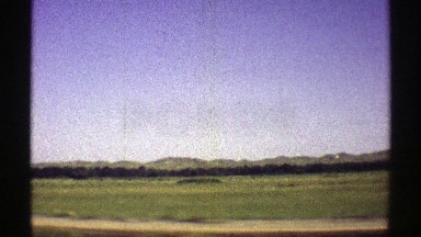 1969: view of a large, desolate field. NEBRASKA