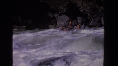 1969: whitewater rafting down a very turbulent river UTAH