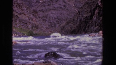1969: people sport in the river UTAH