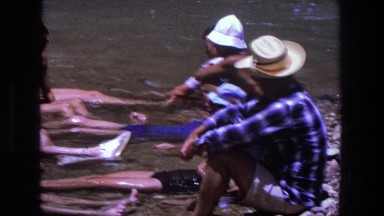 1969: lounging in the river. UTAH