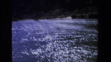 1969: viewing of a glistening lake. UTAH
