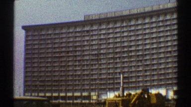 1969: very huge building with so many windows and still in construction.