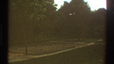 1969: lonely viewing of a desolate swimming pool. LOS ANGELES CALIFORNIA