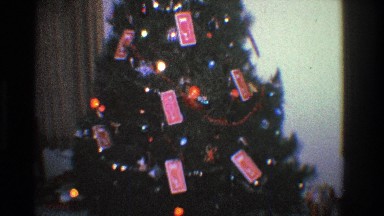 1968: lonely little christmas tree. TOLEDO OHIO