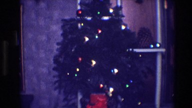 1968: decorated christmas tree with presents underneath TOLEDO OHIO