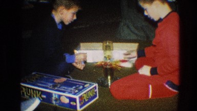 1968: children playing with a new toy. TOLEDO OHIO