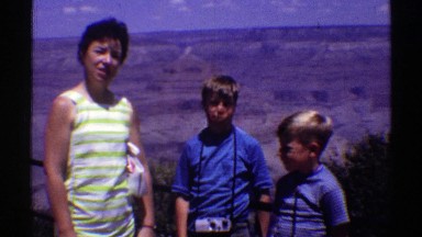 1969: sight seeing during family vacation to the grand canyon ARIZONA