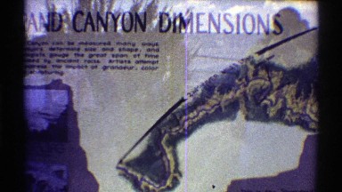 1969: zoom in to a map like area of a tourist place ARIZONA