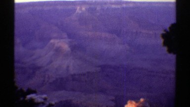 1969: aerial scenes from a vacation to the grand canyon. ARIZONA