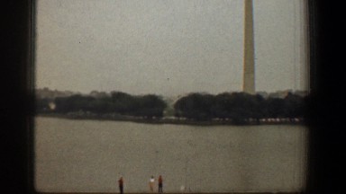 1961: the washington monument, seen from the potomac WASHINGTON DC