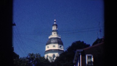 1961: sighting of a corner of a small town. BALTIMORE MARYLAND
