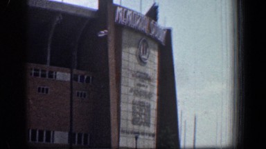 1961: street view of memorial stadium. WASHINGTON DC