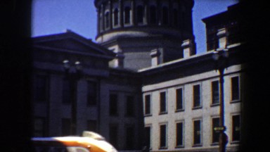 1964: view of some sturdy, fancy buildings. SAINT LOUIS MISSOURI