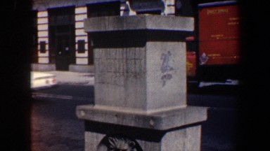 1962: a statue and a house PHILADELPHIA PENNSYLVANIA