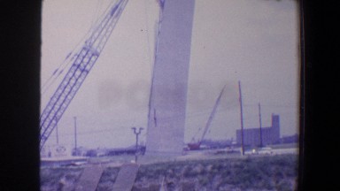 1964: viewing of a large crane at work. SAINT LOUIS MISSOURI